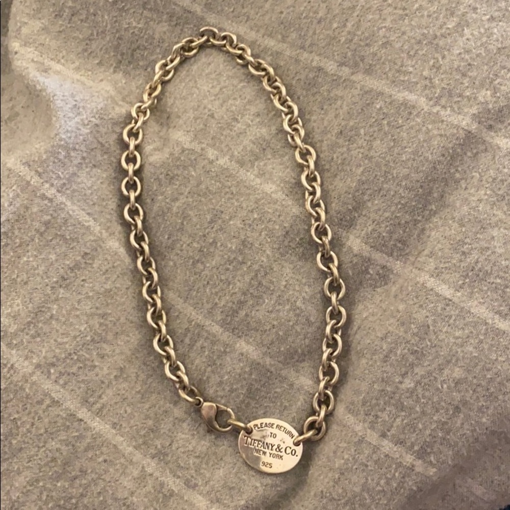 Authentic Tiffany & Co Please Return Necklace